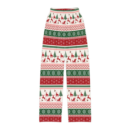 Snowman Kisses Matching Family Lounge Pants – Kids