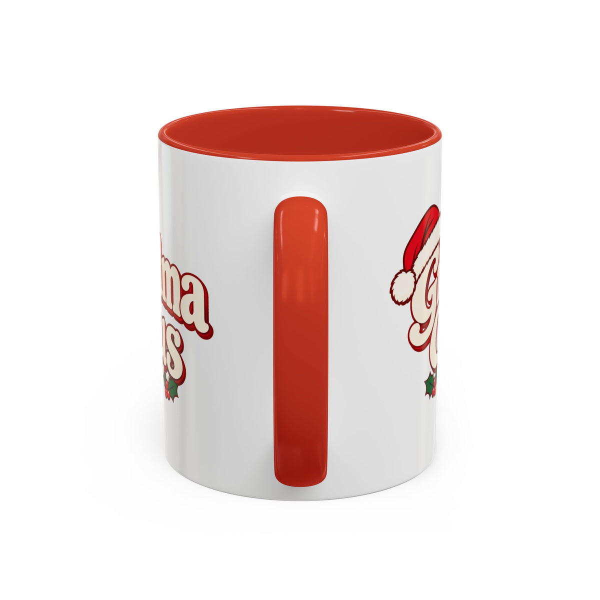 Grandma Claus Vintage Christmas Mug
