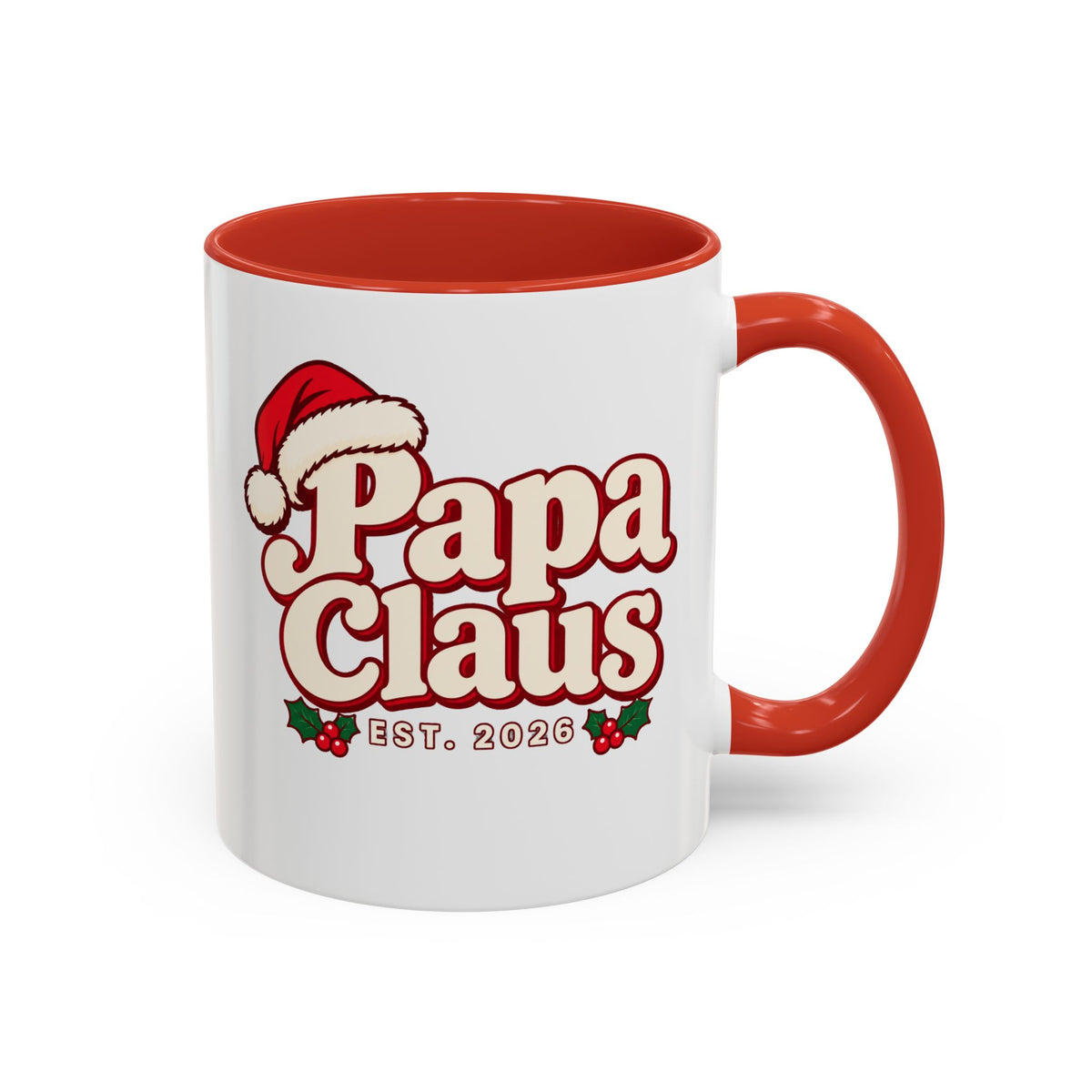 Papa Claus Vintage Christmas Mug