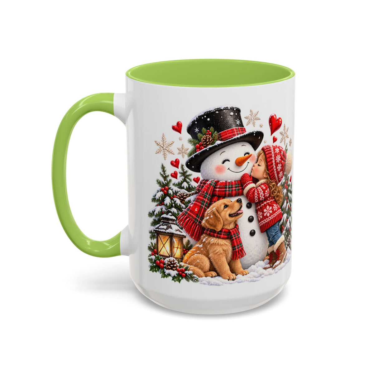 Snowman Kisses Christmas Mug