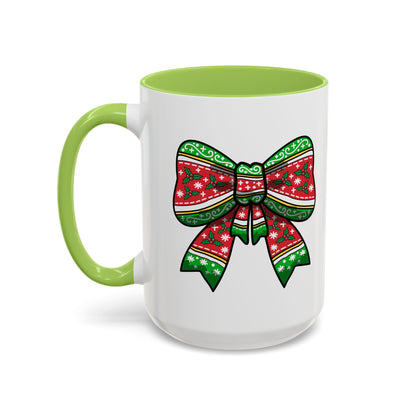 Merry Bow Christmas Mug