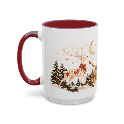 Stargazer Reindeer Christmas Mug