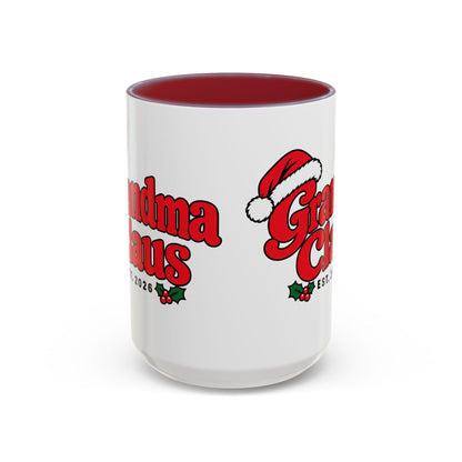 Grandma Claus Est. 2026 Christmas Mug