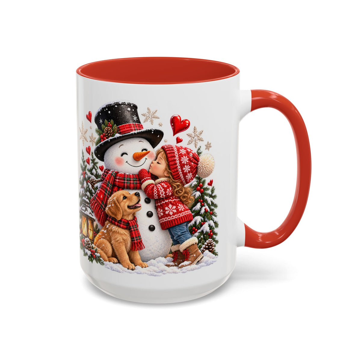 Snowman Kisses Christmas Mug