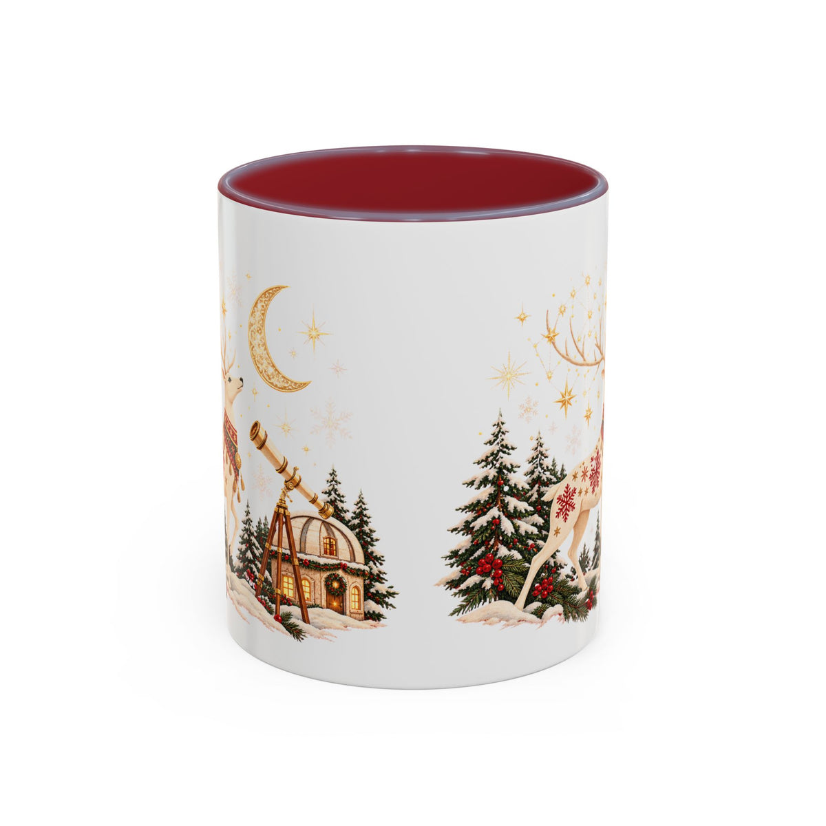 Stargazer Reindeer Christmas Mug