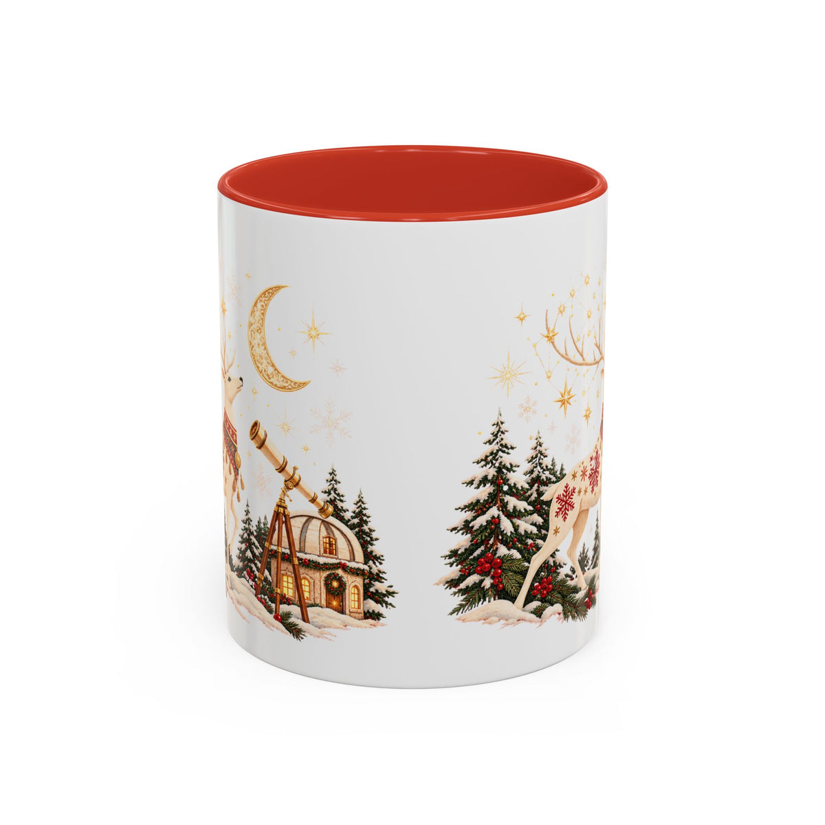 Stargazer Reindeer Christmas Mug