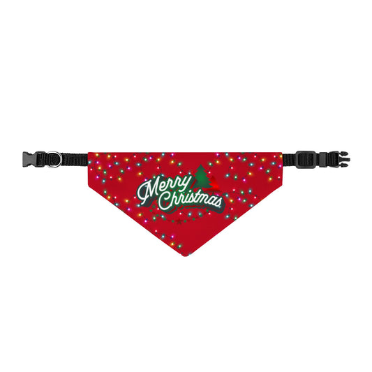 Merry & Bright Christmas Dog Bandana