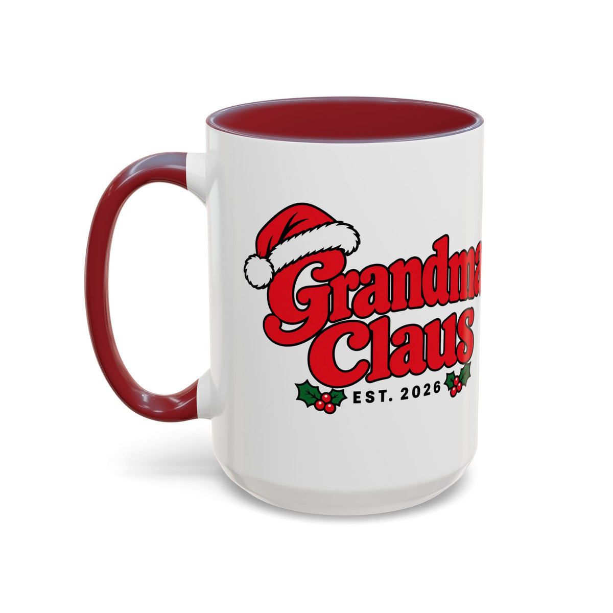 Grandma Claus Est. 2026 Christmas Mug