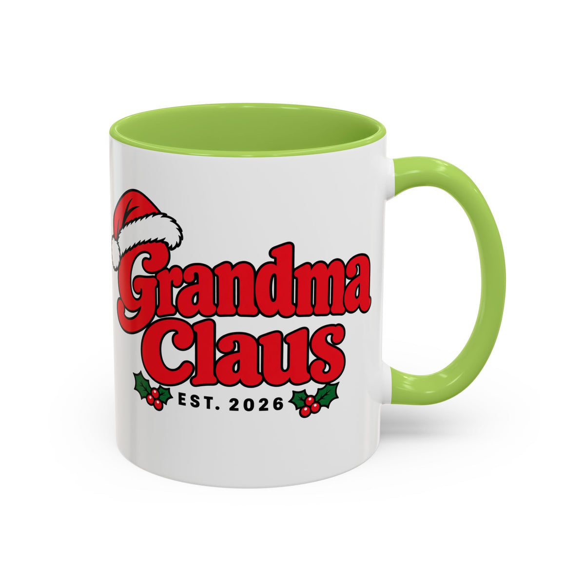 Grandma Claus Est. 2026 Christmas Mug