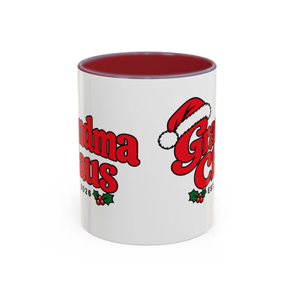 Grandma Claus Est. 2026 Christmas Mug