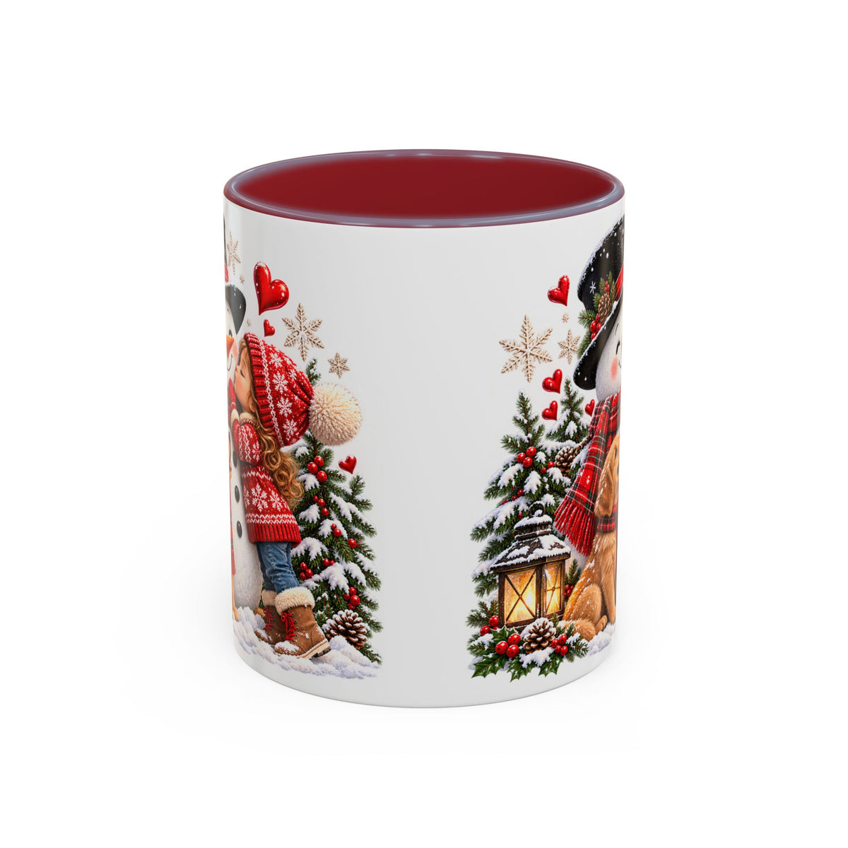 Snowman Kisses Christmas Mug