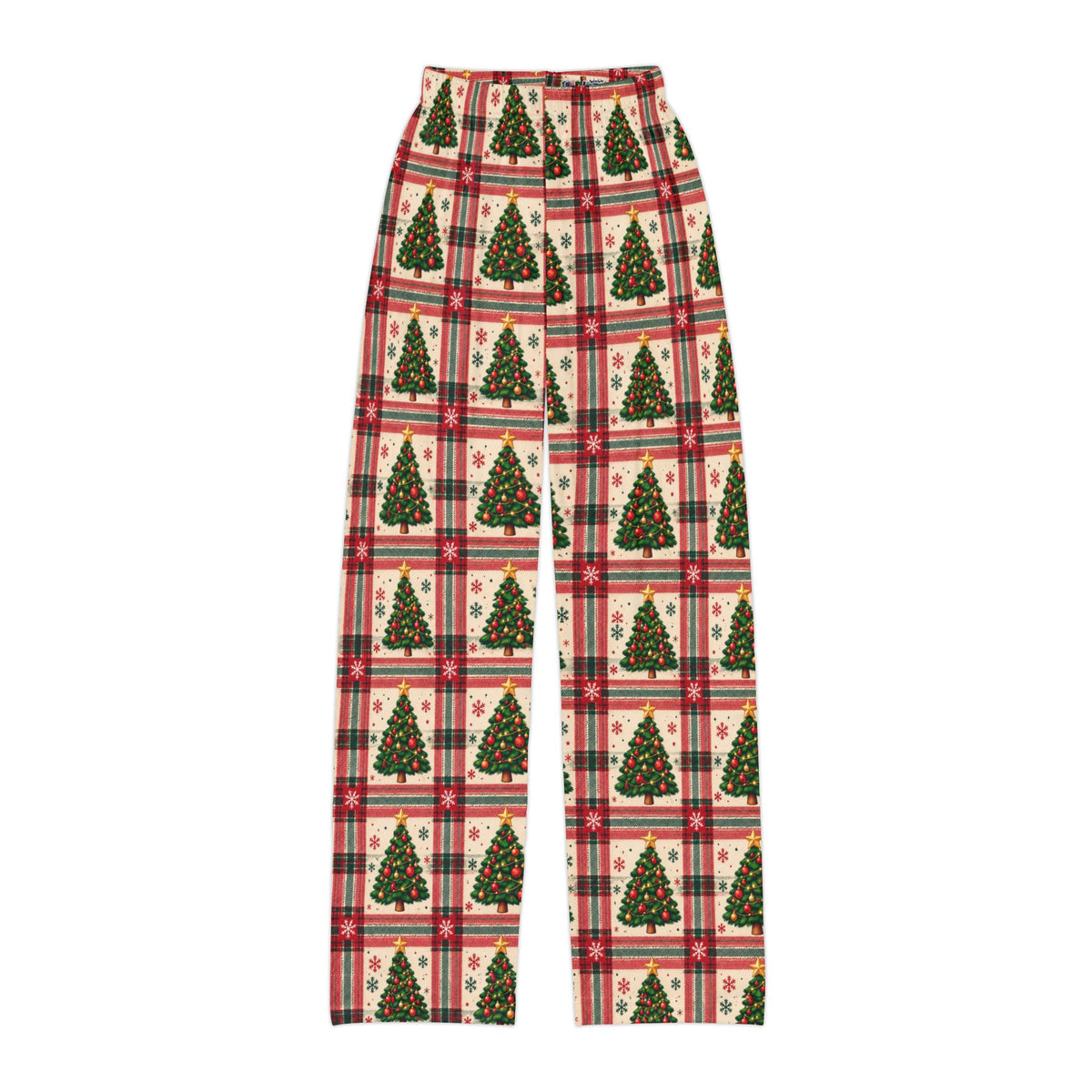Evergreen Tree Plaid Matching Family Lounge Pants – Kids