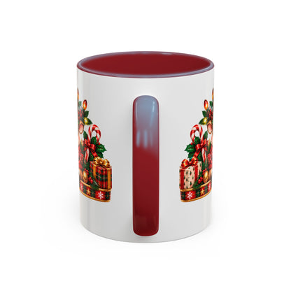 Cozy Cream Reindeer Christmas Mug