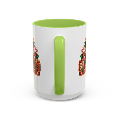 Cozy Cream Reindeer Christmas Mug