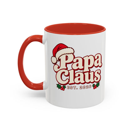 Papa Claus Vintage Christmas Mug