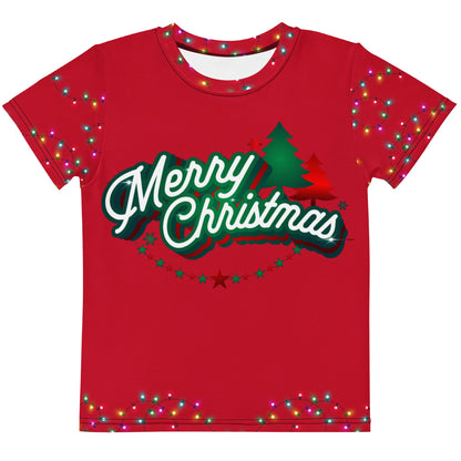 Merry & Bright kids Christmas lounge tee