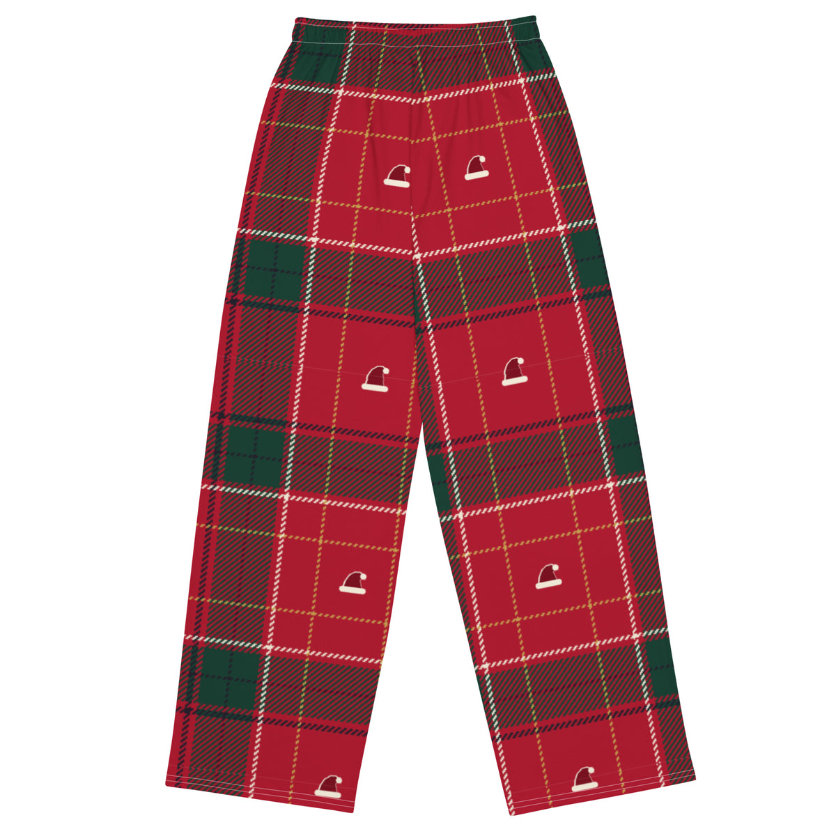 Matching family Christmas pajama pants for adults – back view