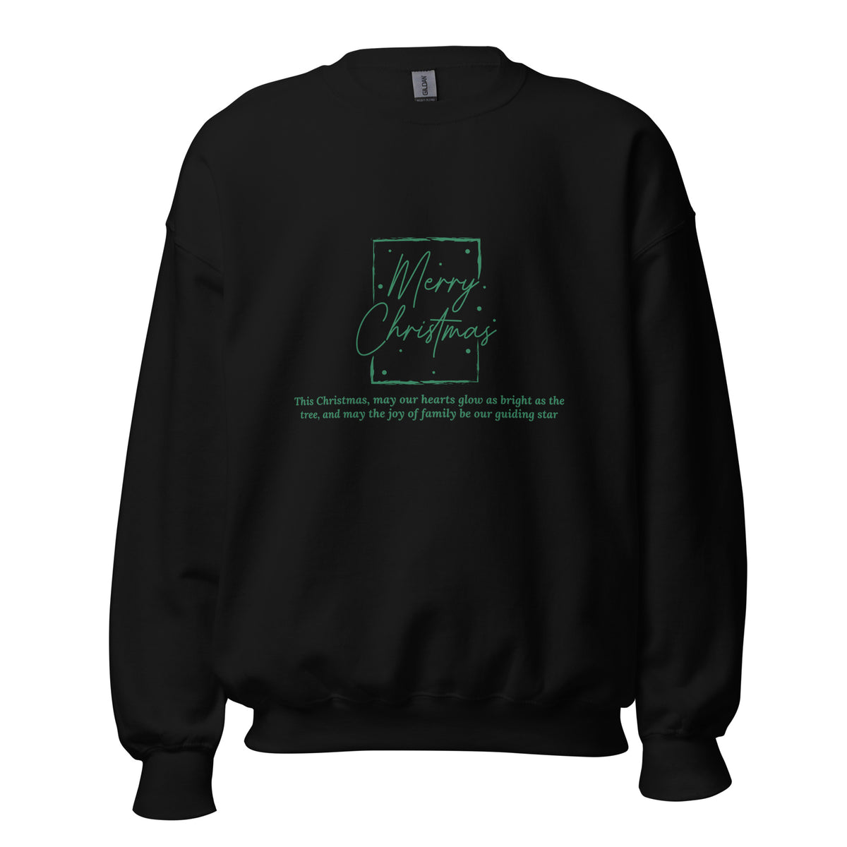 Black adult Merry Christmas family quote sweatshirt